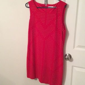 Calvin Klein red mini/midi dress